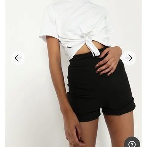 BlackMilk Ultra HW Push It Ponte Shorts